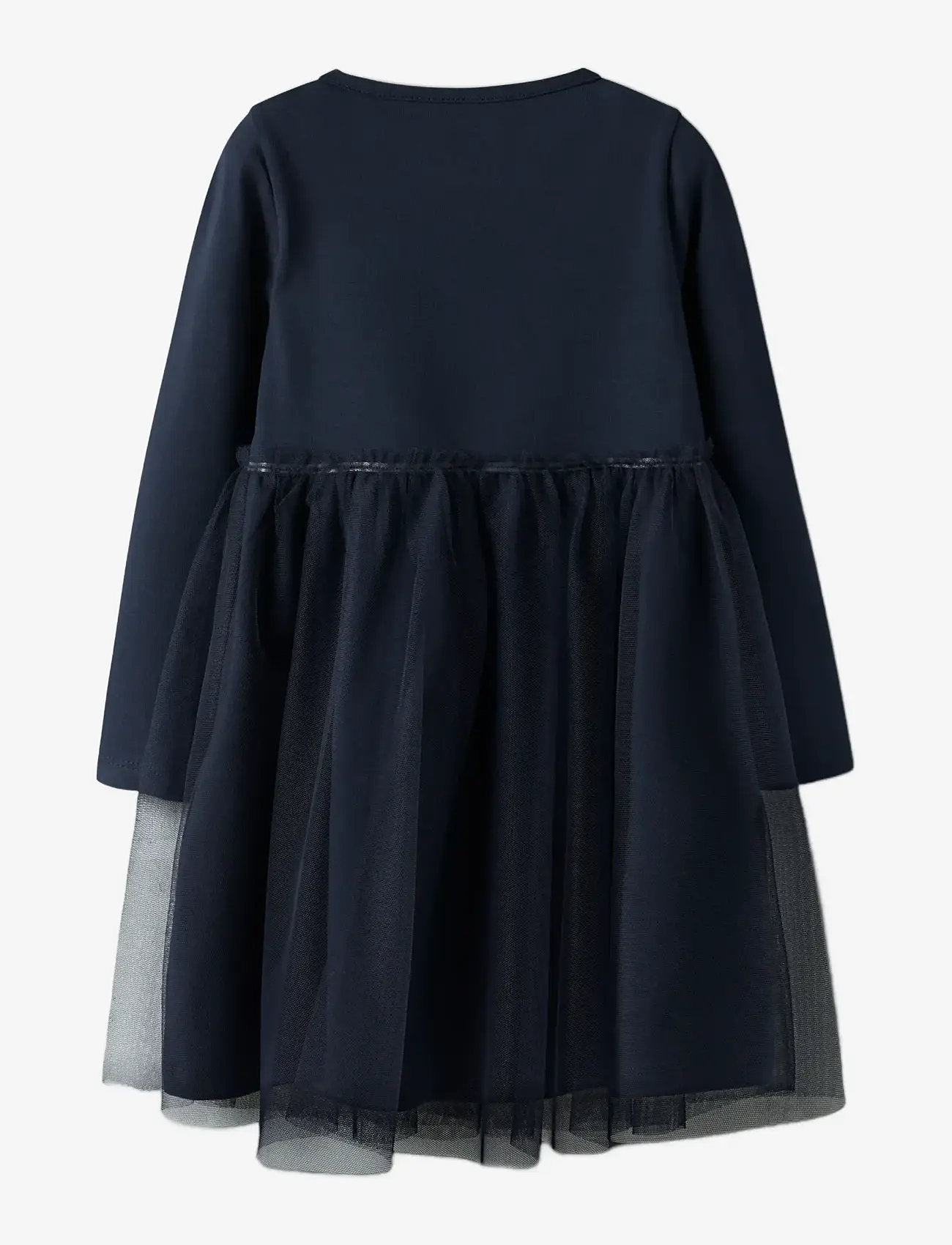 name it - NMFJEAN BLUEY LS TULLE DRESS SKY - festklänningar - navy blazer - 2