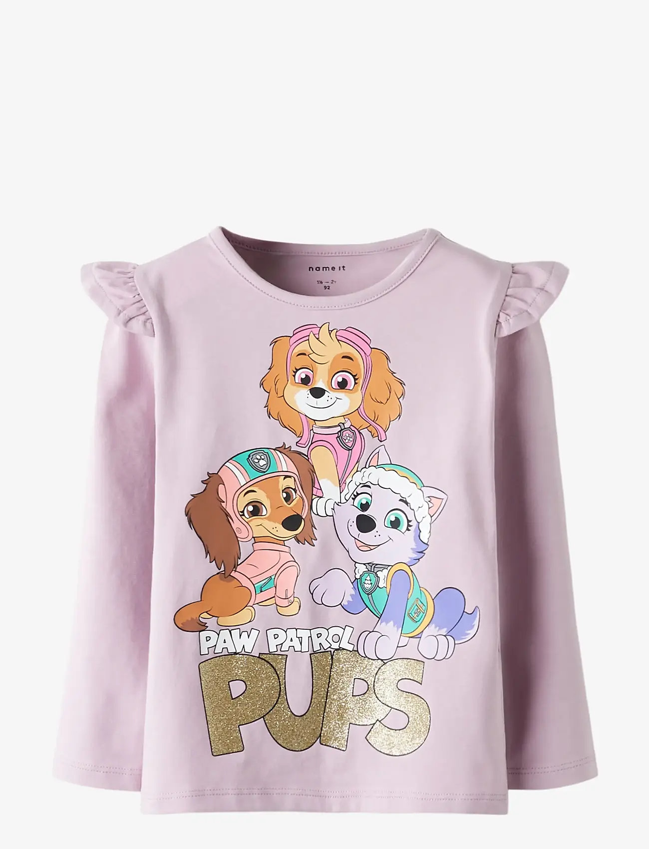 name it - NMFJABA PAW LS TOP NOOS CPLG - langærmede - dawn pink - 1