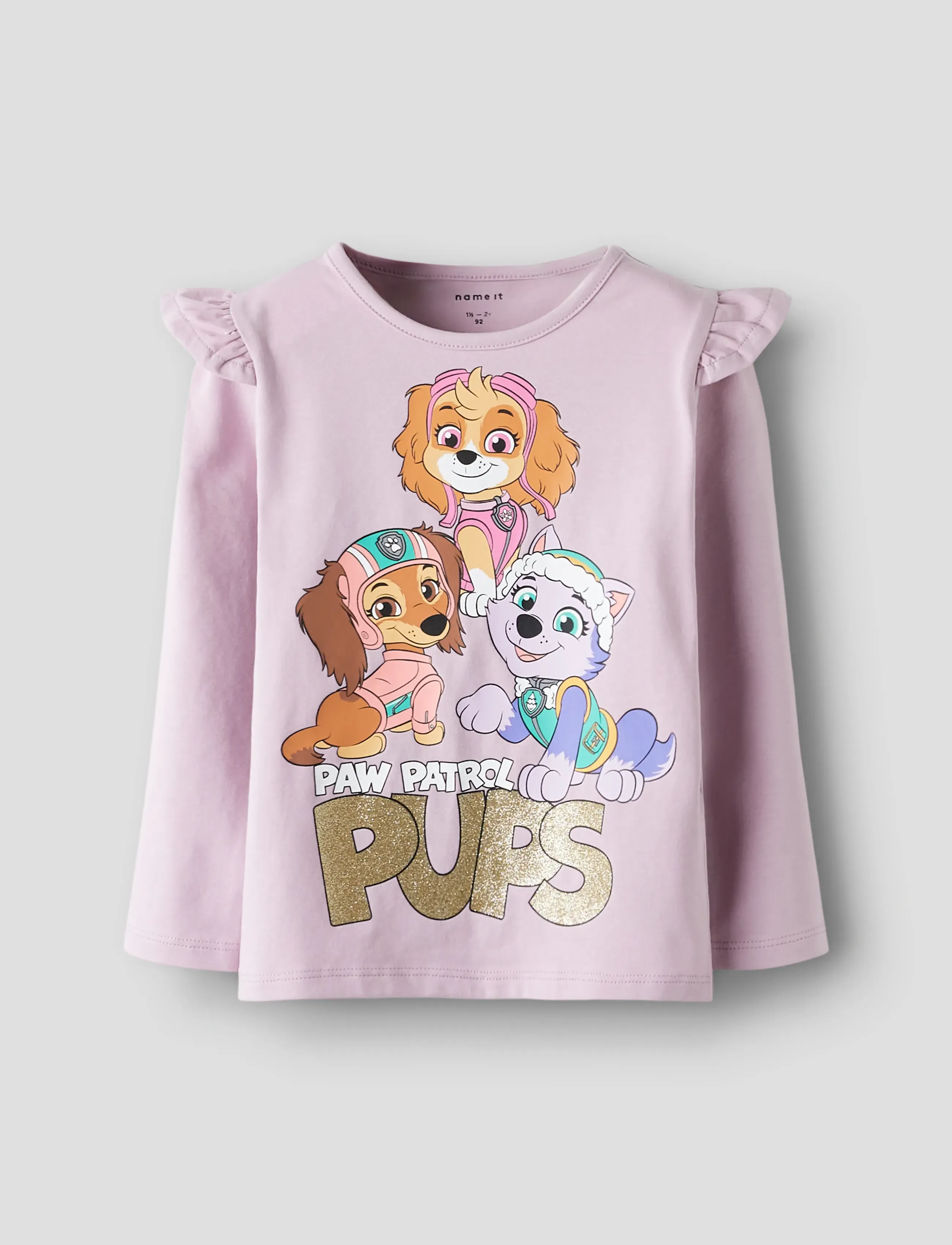 name it - NMFJABA PAW LS TOP NOOS CPLG - langermede - dawn pink - 3