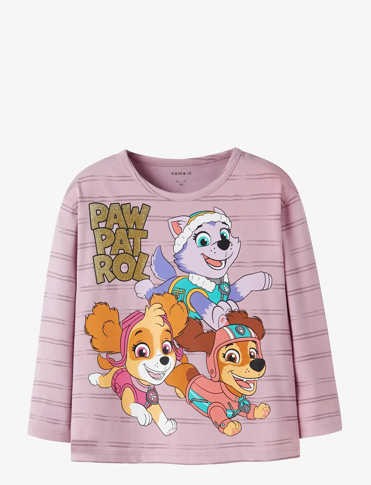name it - NMFJANNET PAW LS NREG TOP CPLG - langærmede t-shirts - dawn pink - 0