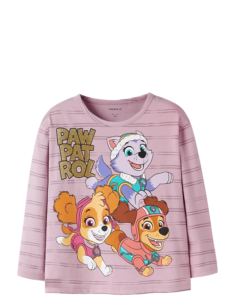 name it - NMFJANNET PAW LS NREG TOP CPLG - langärmelig - dawn pink - 0