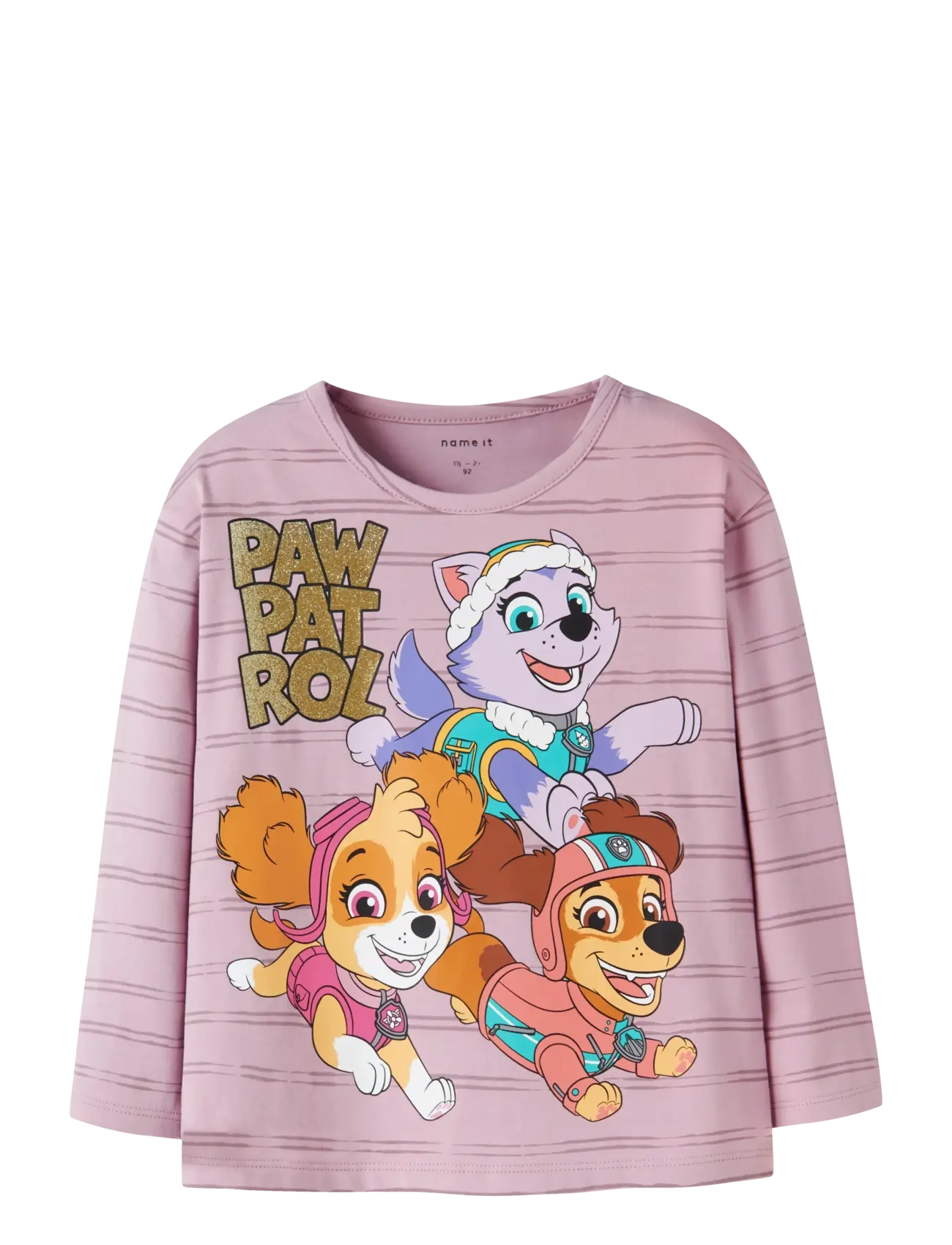 name it NMFJANNET PAW LS NREG TOP CPLG - Overdele - DAWN PINK / pink/rose