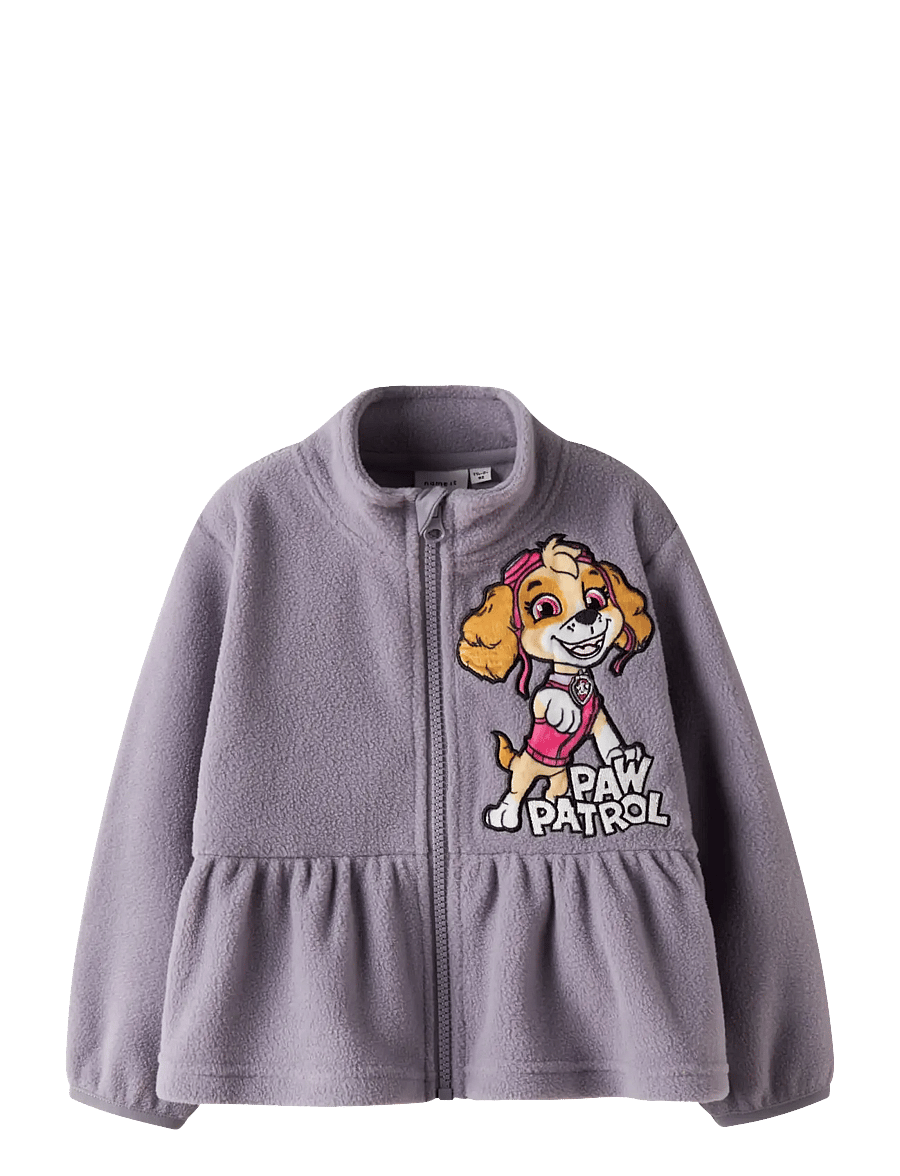 name it - NMFJADDA PAW FLEECE CPLG - fleecejackor - lavender gray - 1