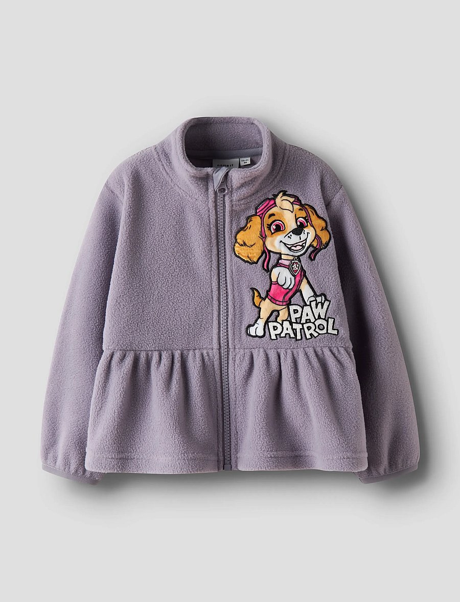 name it - NMFJADDA PAW FLEECE CPLG - fleecejackor - lavender gray - 0