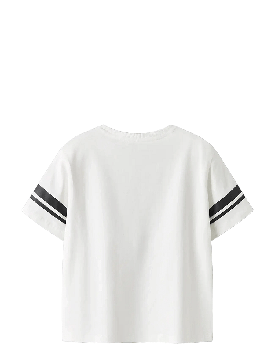 name it - NKFDYMI STITCH SS NREG TOP BOX NOOS WDI - kurzärmelige - cloud dancer - 2