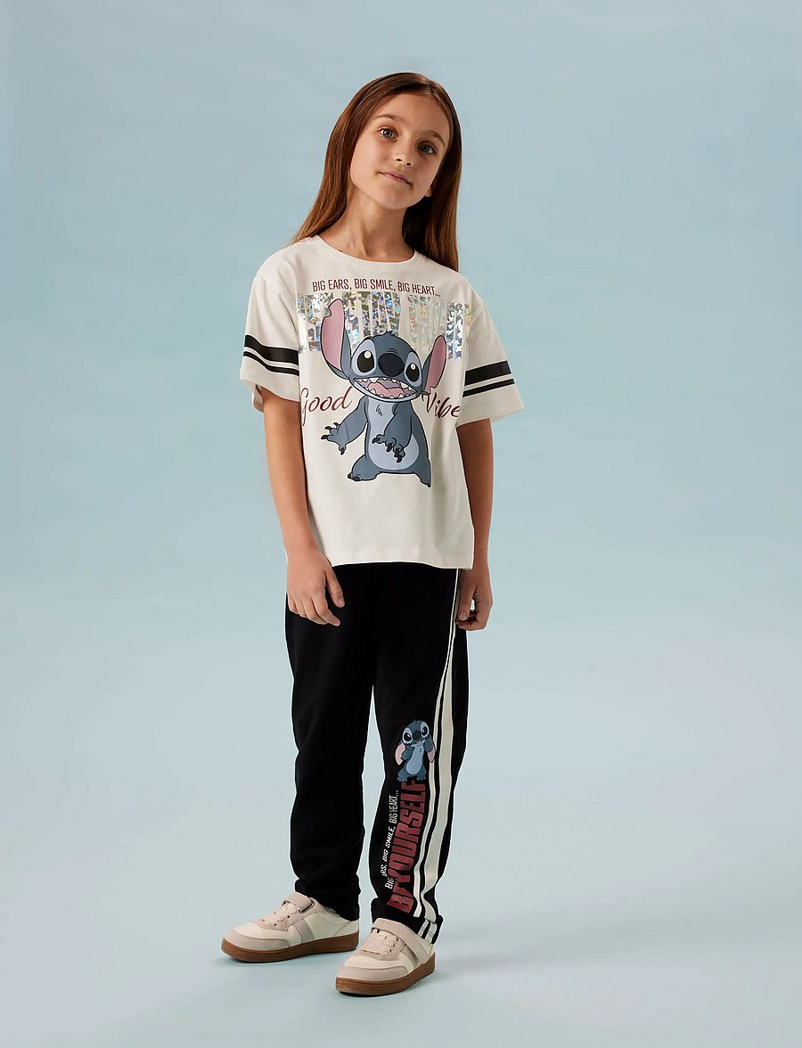 name it - NKFDYMI STITCH SS NREG TOP BOX NOOS WDI - kurzärmelige - cloud dancer - 4