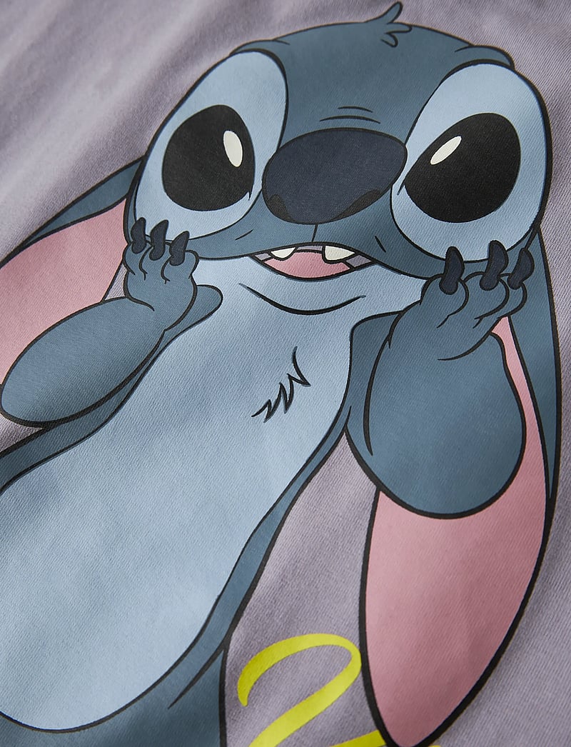 name it - NKFDYMI STITCH SS NREG TOP BOX NOOS WDI - short-sleeved t-shirts - lavender gray - 3