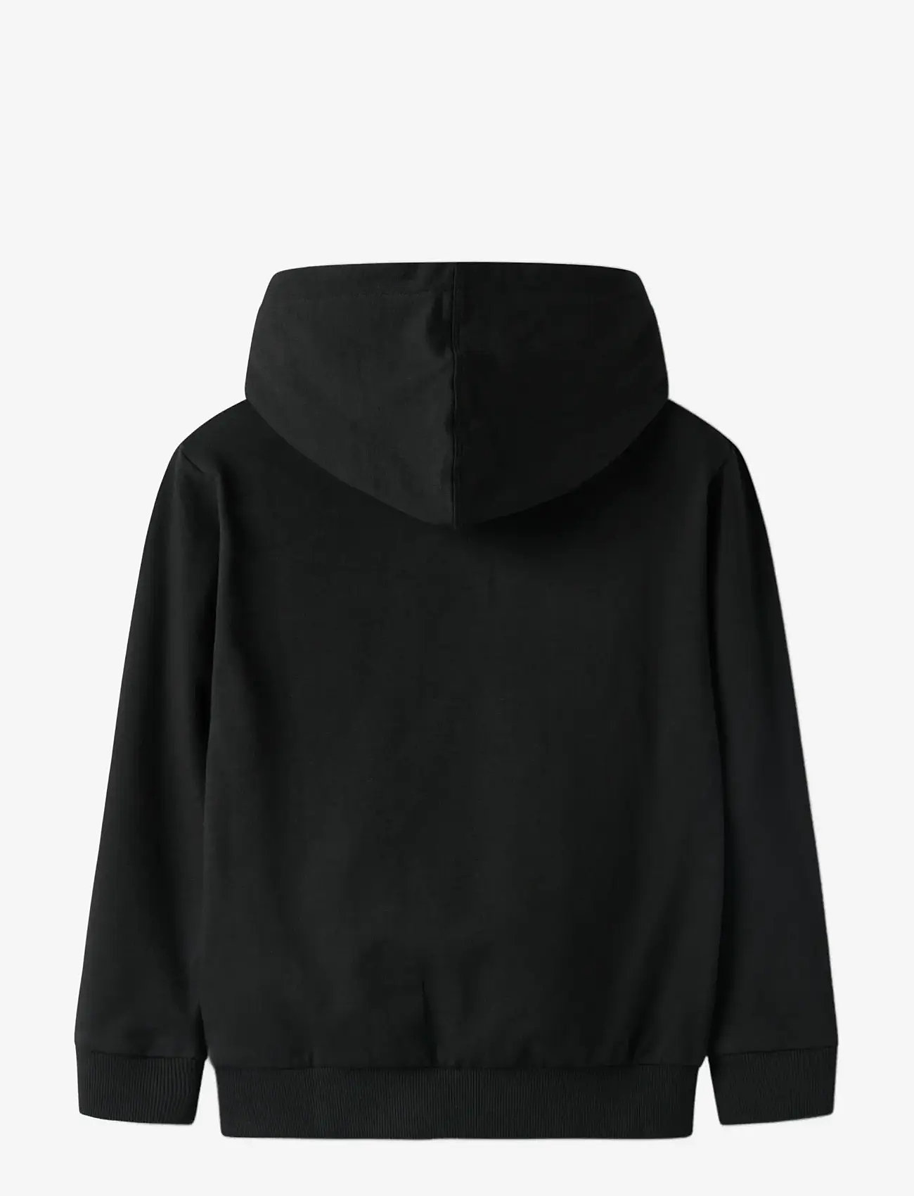 name it - NKFDYS STITCH NREG SWEAT WH BRU WDI - huvtröjor - black - 2