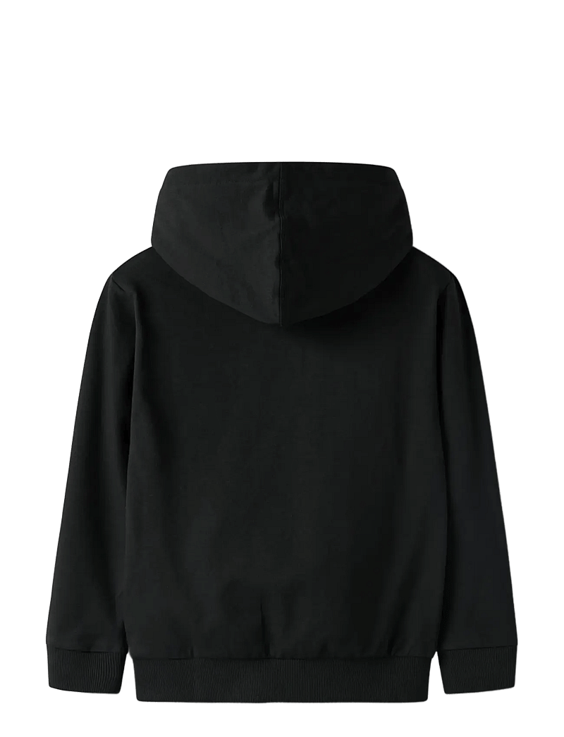 name it - NKFDYS STITCH NREG SWEAT WH BRU WDI - huvtröjor - black - 2