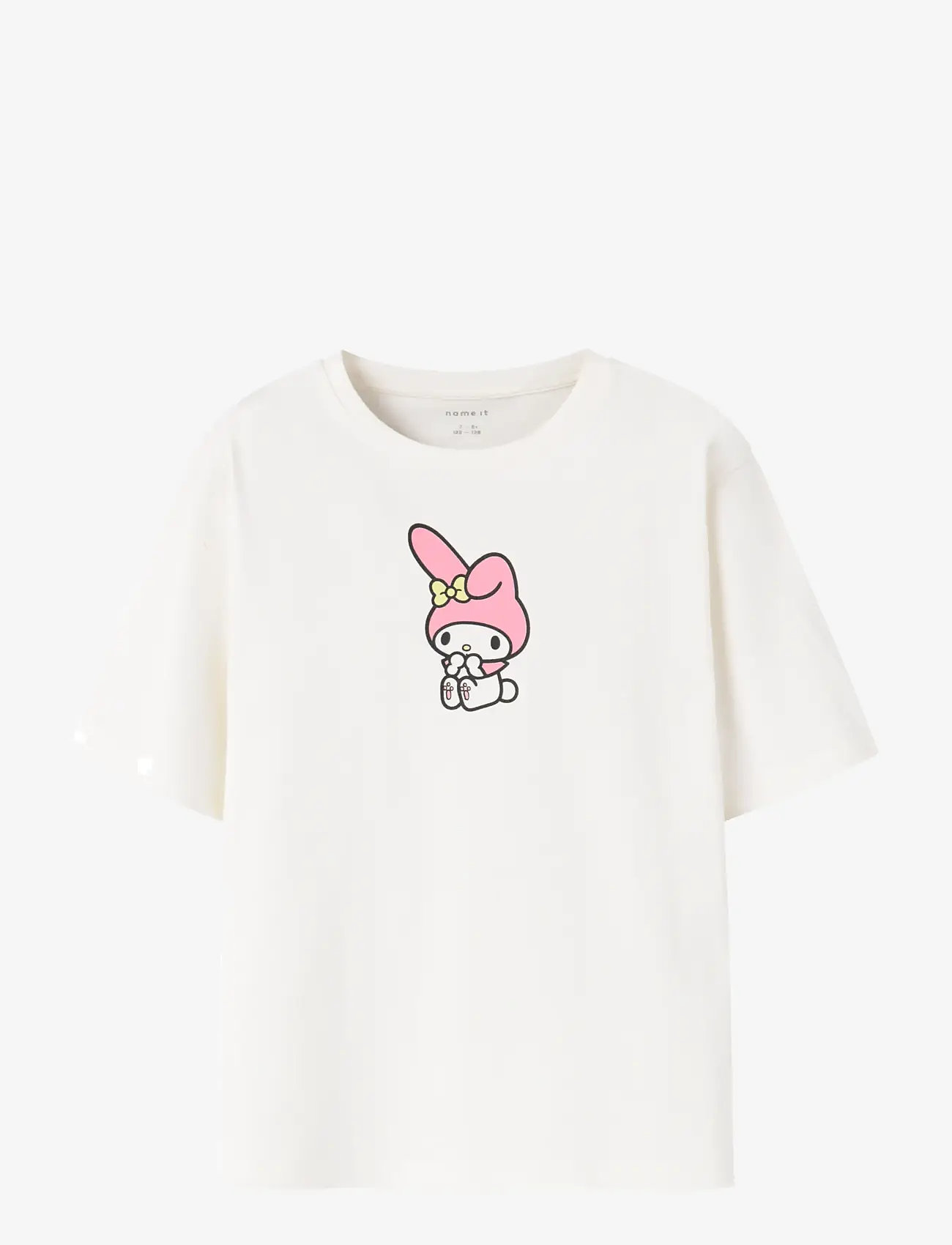 name it - NKFDYDIS HELLOK SS NREG TOP BOX SKY - kortærmede t-shirts - cloud dancer - 1
