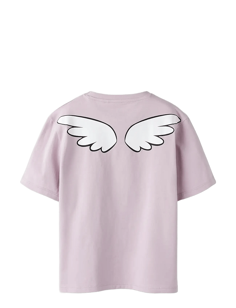 name it - NKFDYDIS HELLOK SS NREG TOP BOX SKY - kurzärmelige - dawn pink - 2