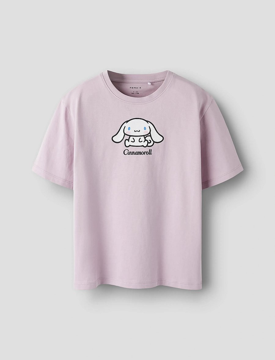name it - NKFDYDIS HELLOK SS NREG TOP BOX SKY - kurzärmelige - dawn pink - 0