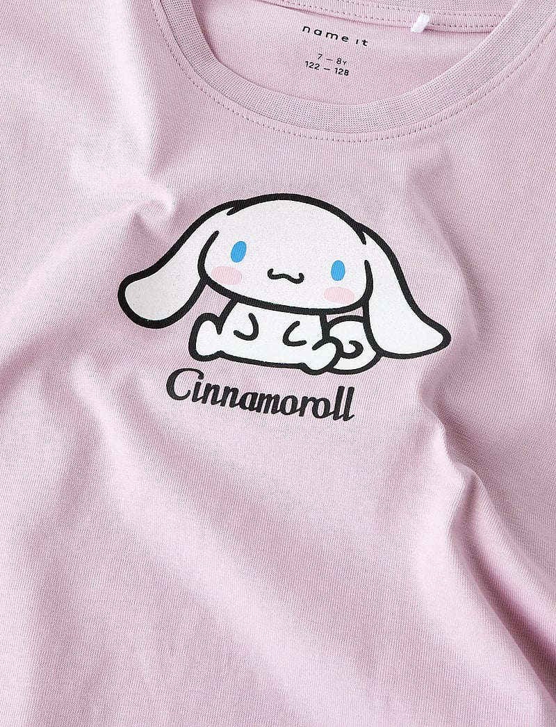name it - NKFDYDIS HELLOK SS NREG TOP BOX SKY - kurzärmelige - dawn pink - 3