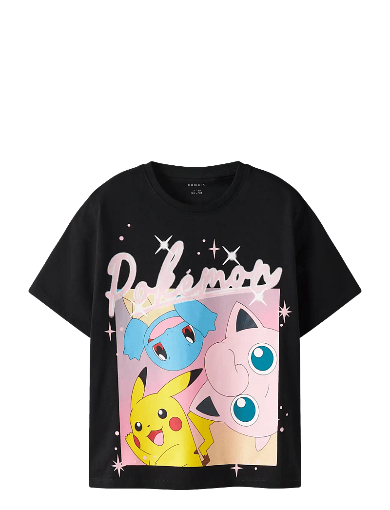 name it - NKFJYDI POKEMON SS NREG BOX NOOS SKY - kortärmade t-shirts - black - 1