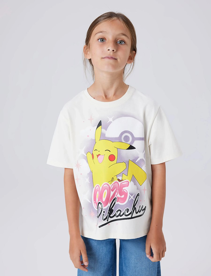 name it - NKFJYDI POKEMON SS NREG BOX NOOS SKY - kortærmede t-shirts - cloud dancer - 0