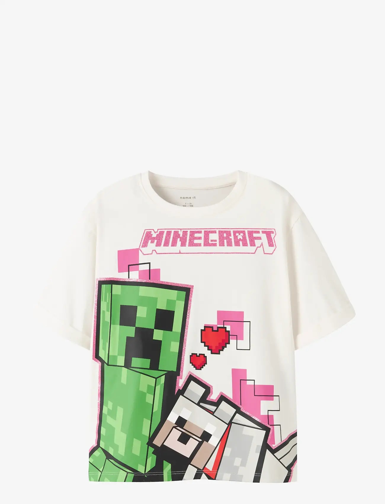 name it - NKFJYRA MINECRAFT SS NREG TOP BOX BFU - lühikeste varrukatega t-särgid - cloud dancer - 1