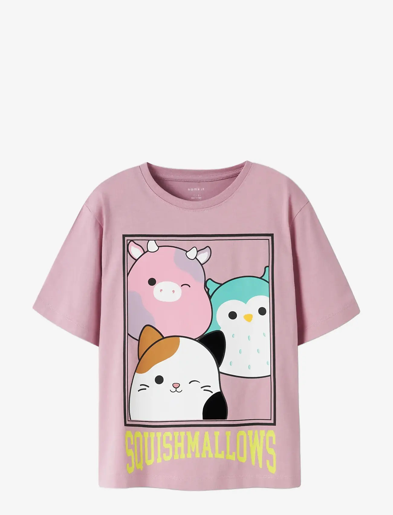 name it - NKFJYMA SQUISH SS NREG TOP BOX BFU - kortærmede t-shirts - dawn pink - 2