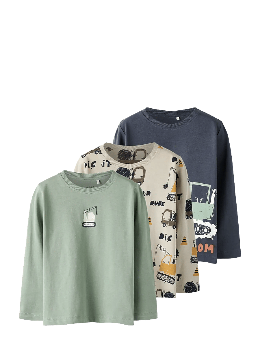 name it - NMMNIKO 3P LS TOP LNOOS - langärmelig - green bay - 1
