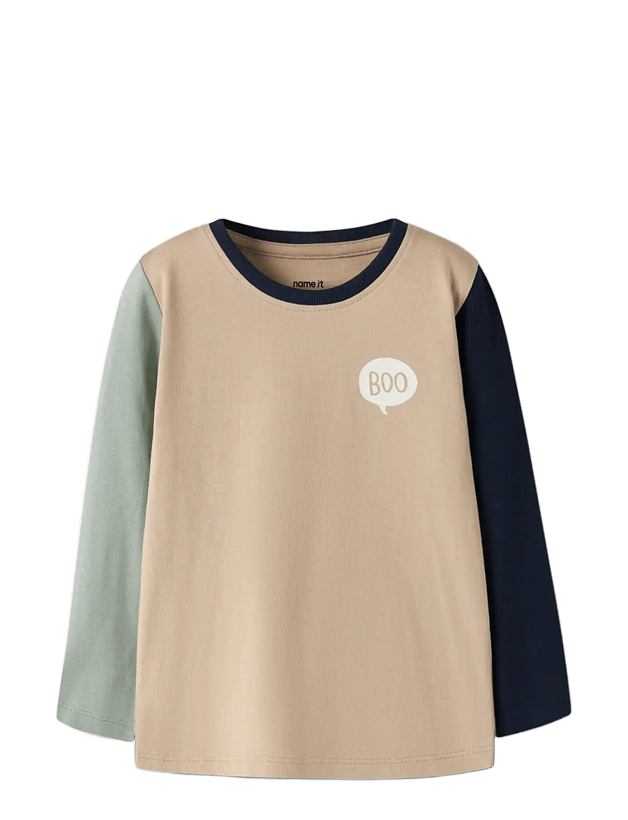 name it - NMMNIKO 3P LS TOP LNOOS - langærmede t-shirts - navy blazer - 3