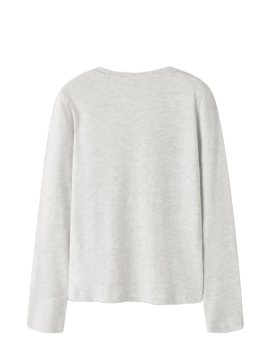 name it - NKMNIKOLAI 3P LS TOP LNOOS - långärmade t-shirts - light grey melange - 1