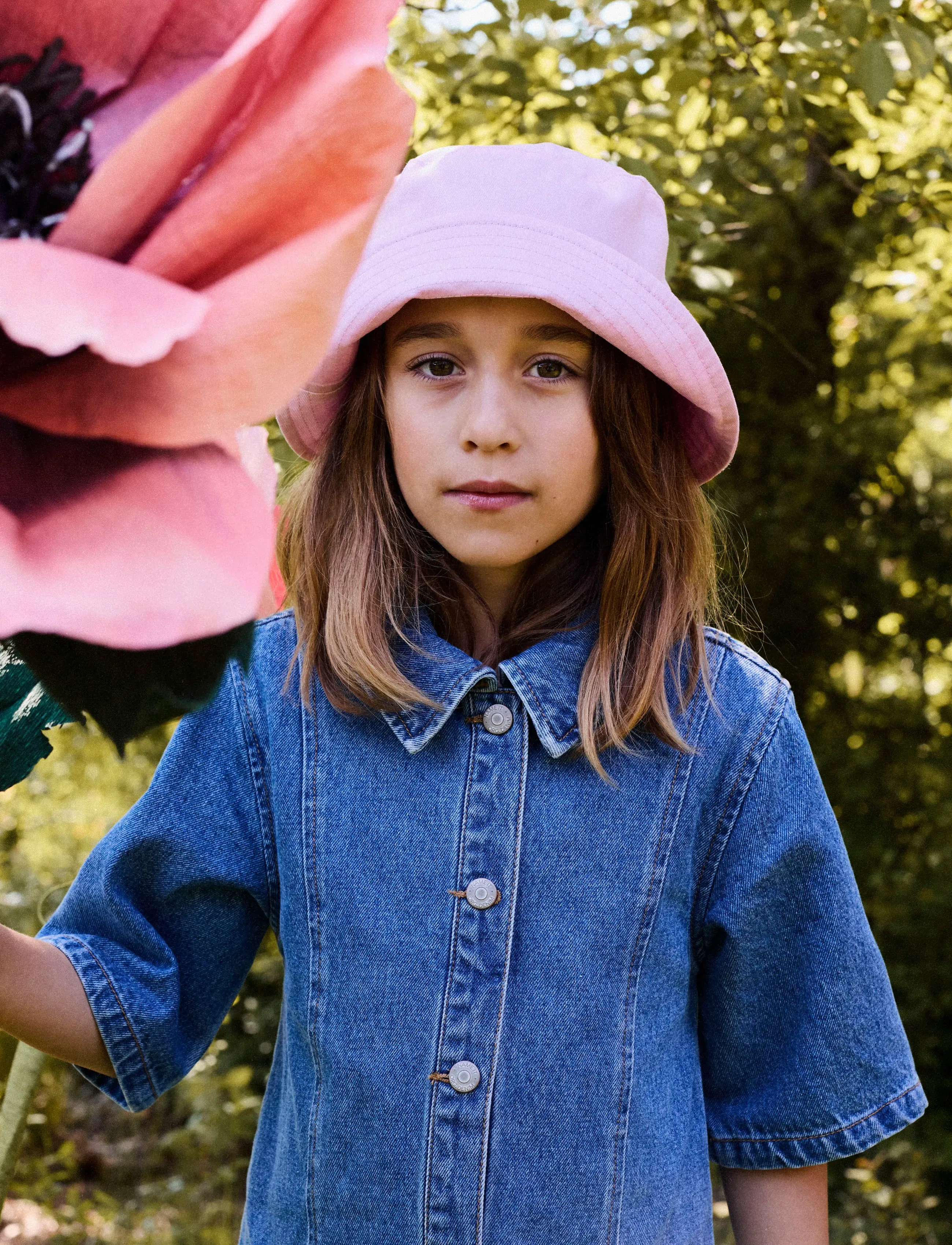 name it - NKFGIANNA 2/4 DNM DRESS 2221-IZ D - kortærmede hverdagskjoler - medium blue denim - 4