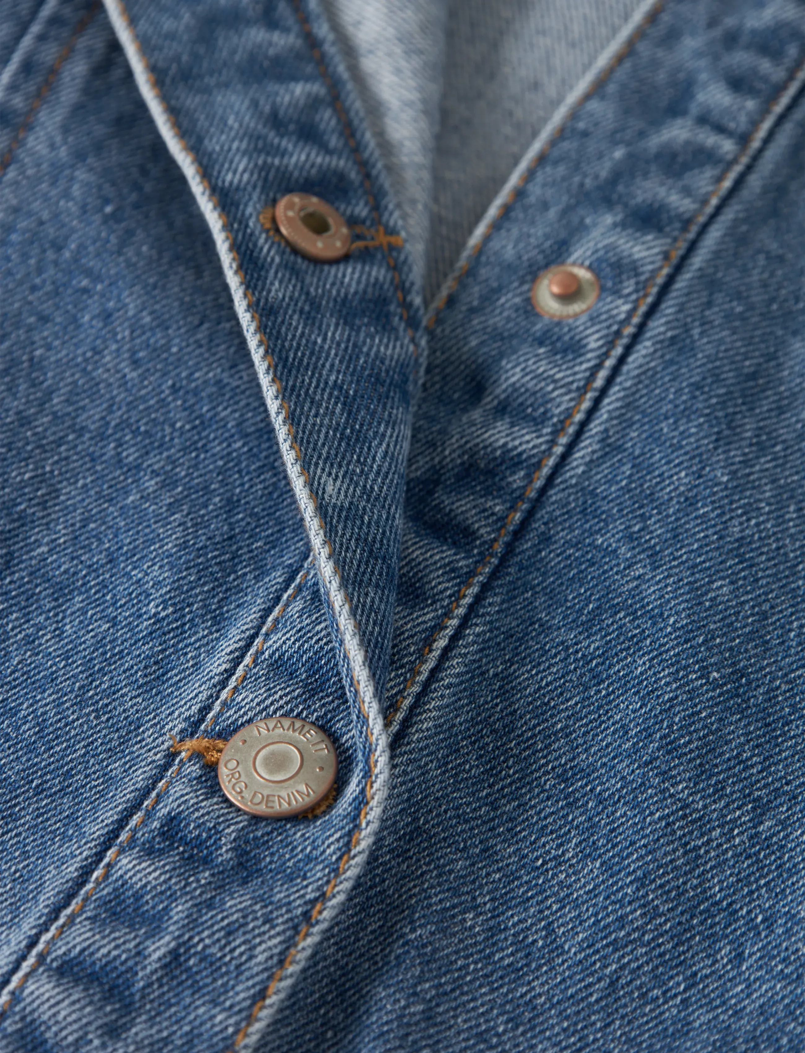 name it - NKFGIANNA 2/4 DNM DRESS 2221-IZ D - kortærmede hverdagskjoler - medium blue denim - 5