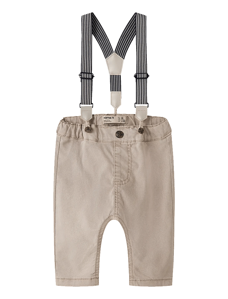 name it - NBMBEN BOW TAP TWI PANT WB 2160-PO F - tapered jeans - chateau gray - 0