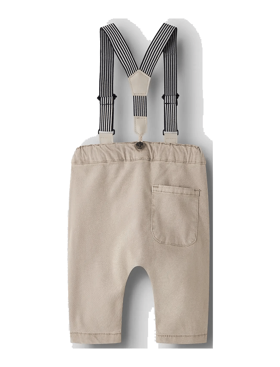 name it - NBMBEN BOW TAP TWI PANT WB 2160-PO F - tapered jeans - chateau gray - 1