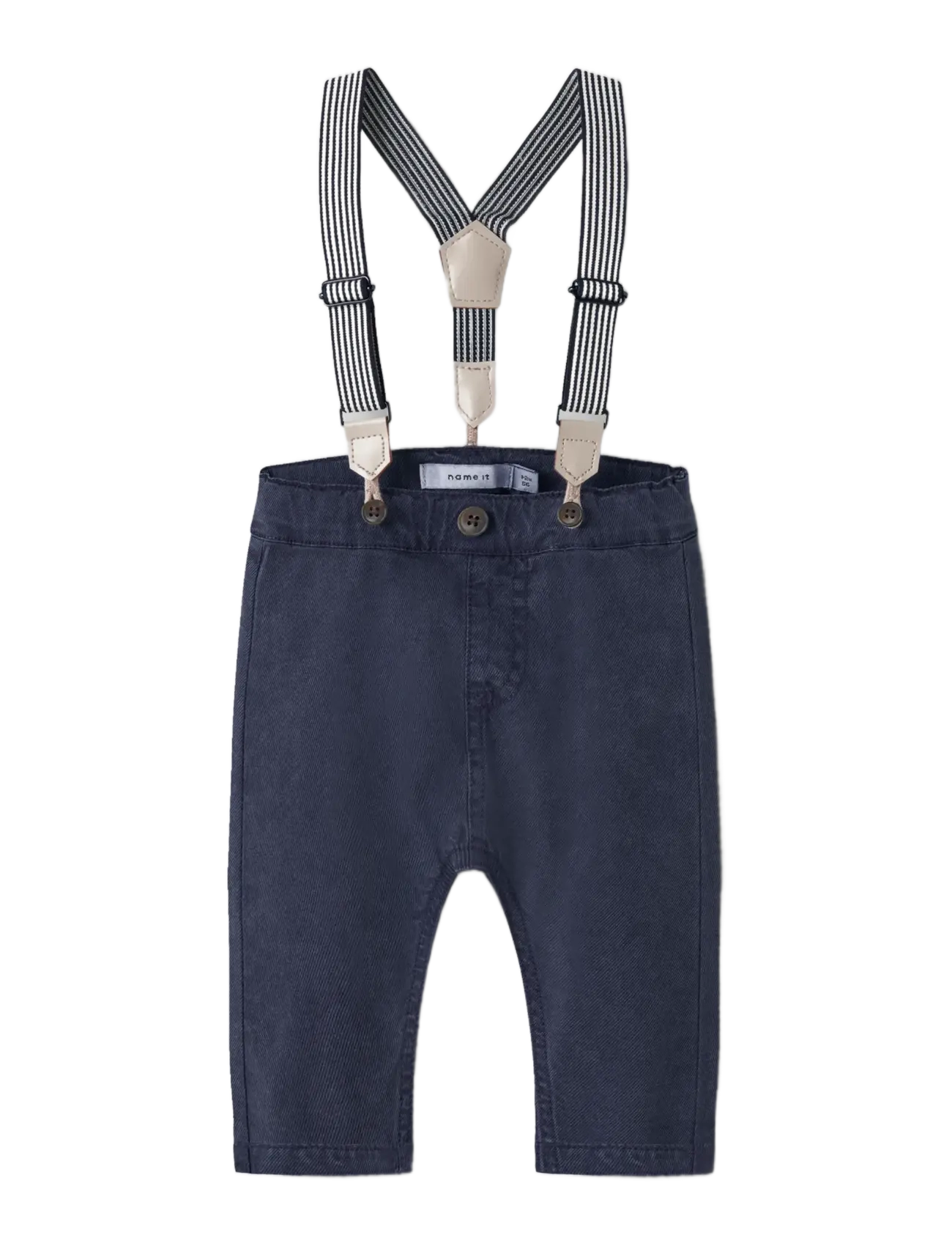 name it - NBMBEN BOW TAP TWI PANT WB 2160-PO F - tapered-lõikega teksad - navy blazer - 2