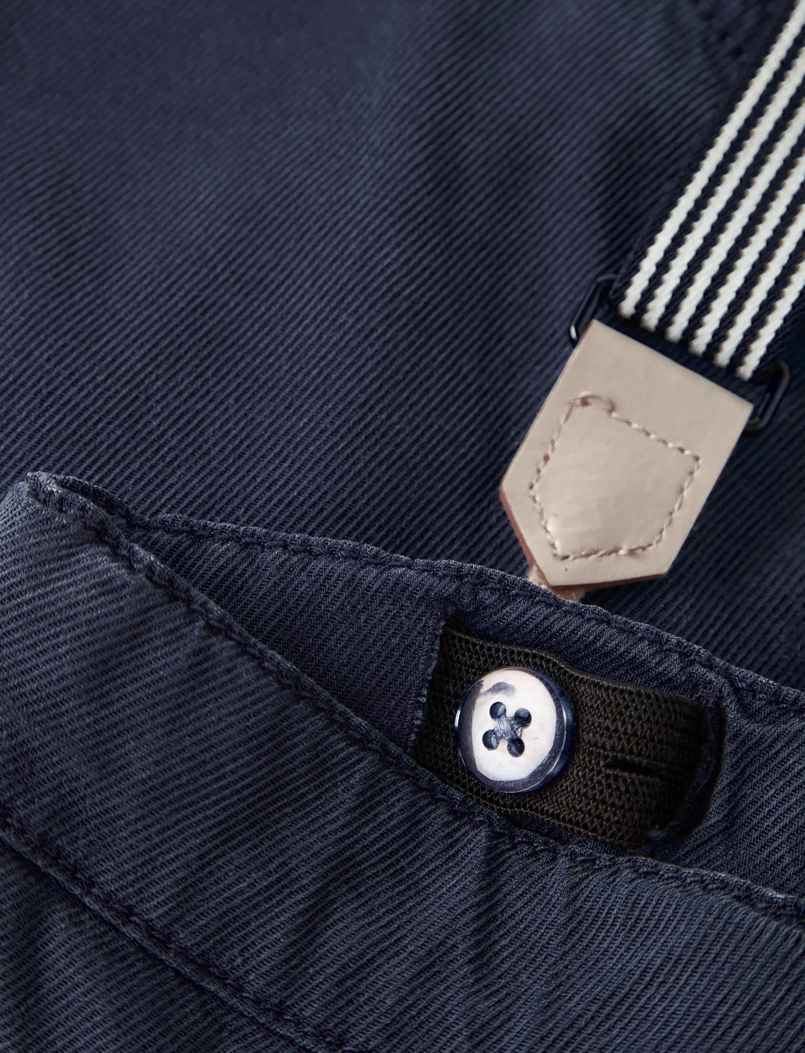 name it - NBMBEN BOW TAP TWI PANT WB 2160-PO F - tapered-lõikega teksad - navy blazer - 3