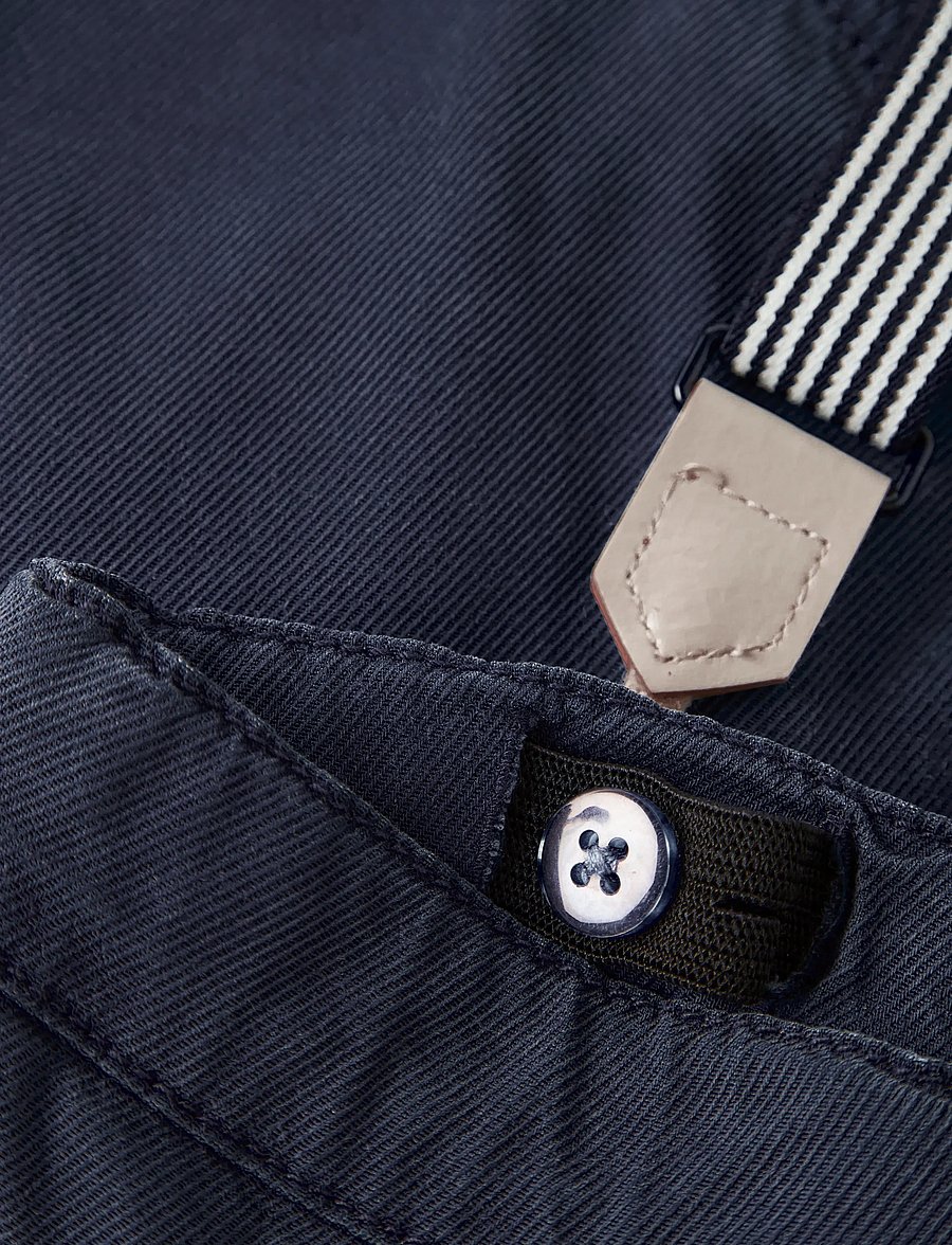 name it - NBMBEN BOW TAP TWI PANT WB 2160-PO F - tapered-lõikega teksad - navy blazer - 3