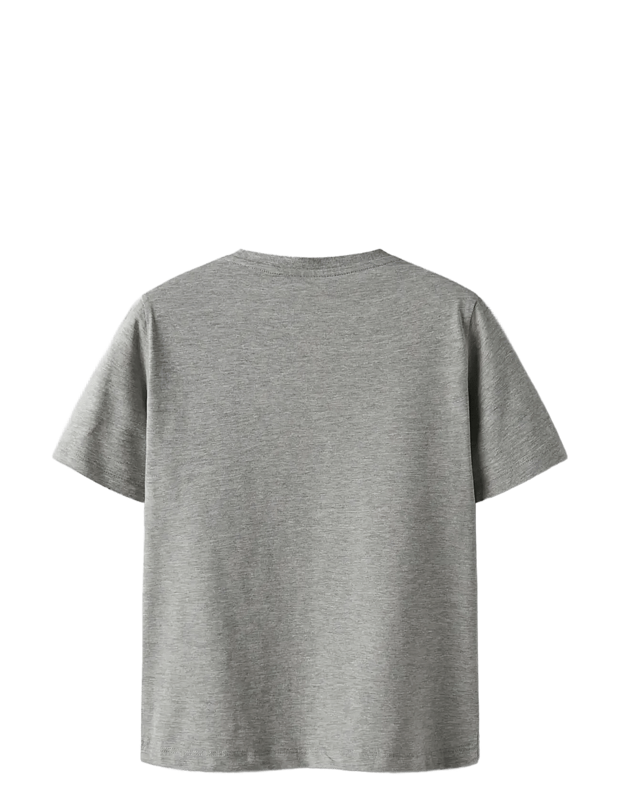 name it - NKMDARIUS SONIC NREG SS TOP BOX SKY - kortärmade t-shirts - grey melange - 1