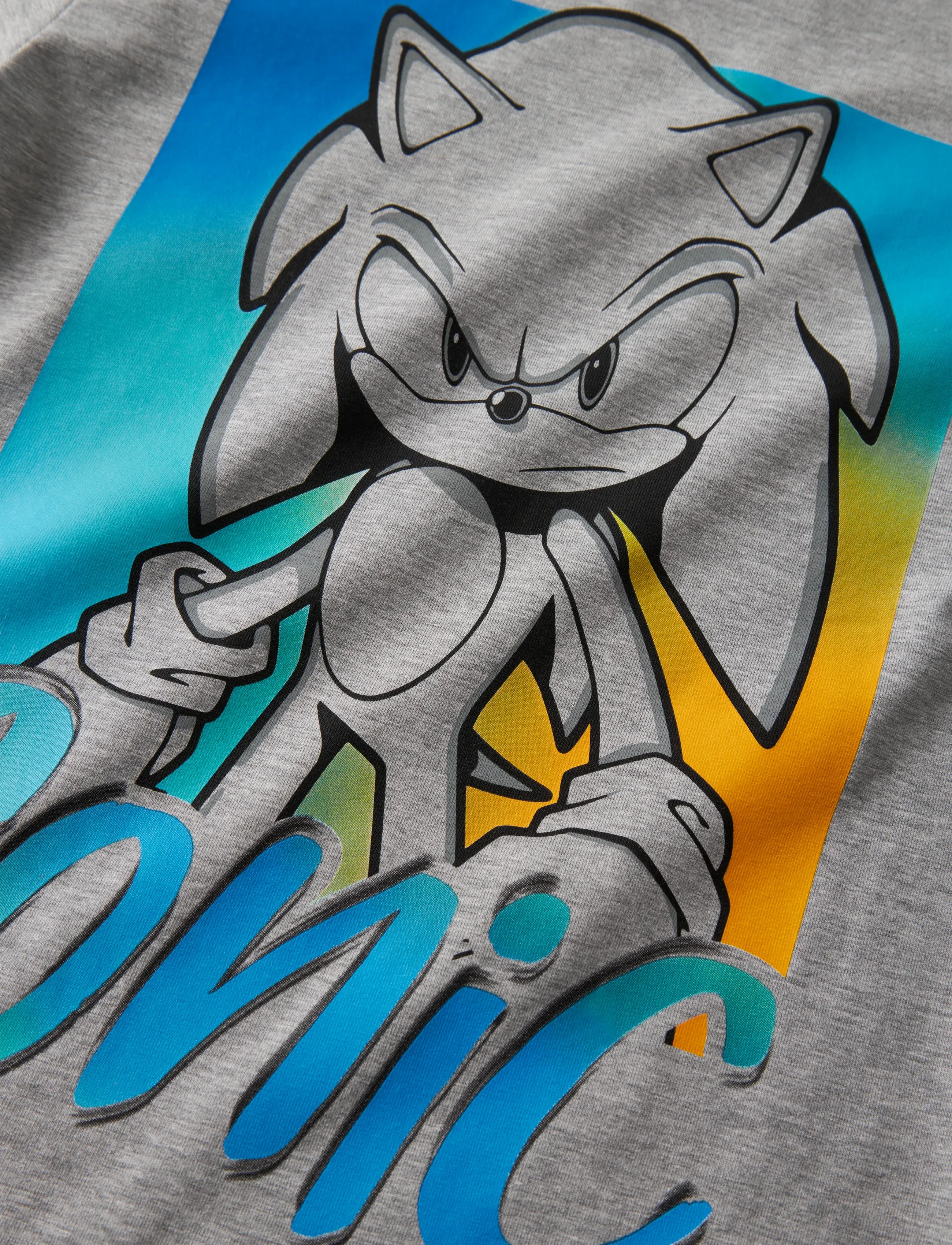 name it - NKMDARIUS SONIC NREG SS TOP BOX SKY - kortärmade t-shirts - grey melange - 3