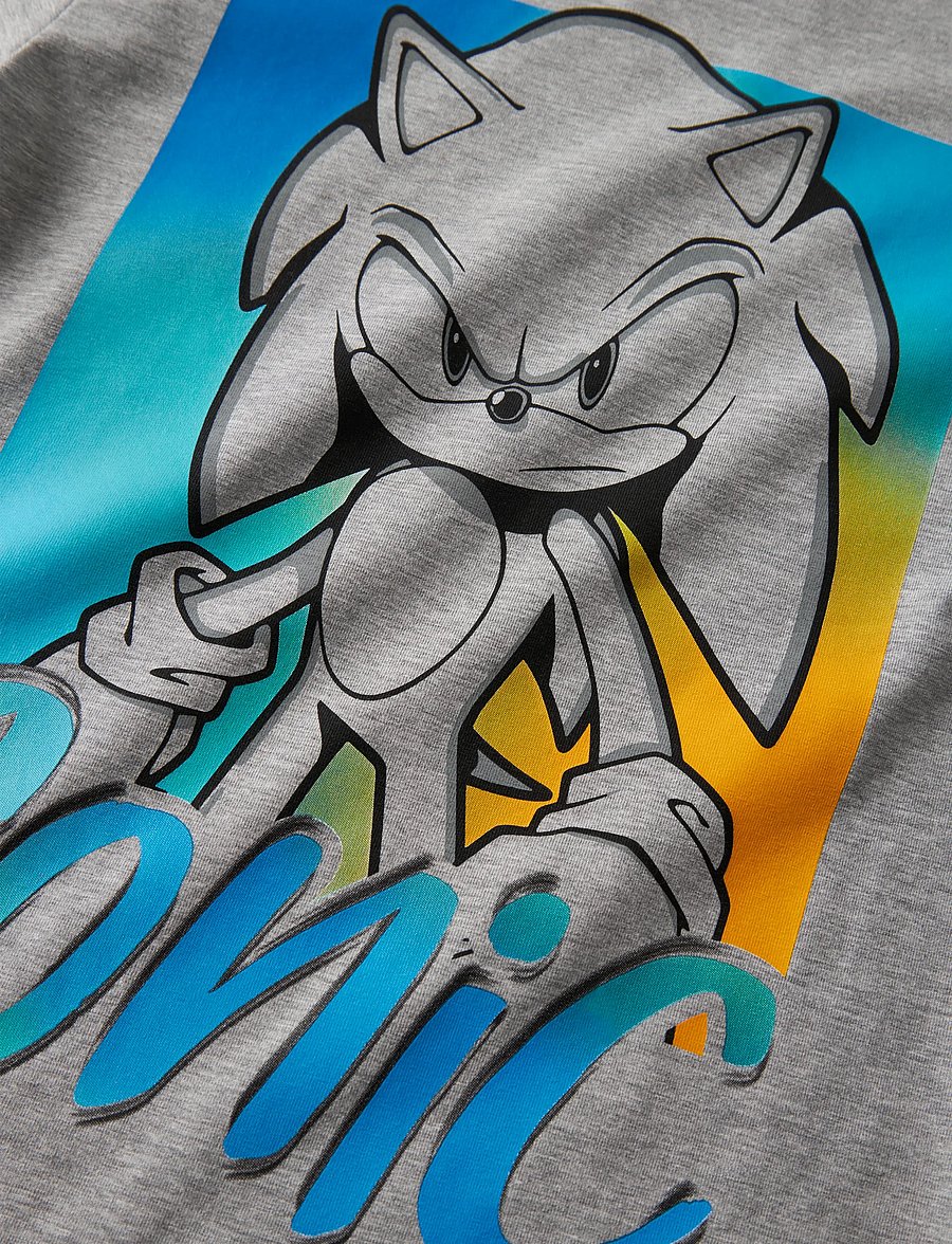 name it - NKMDARIUS SONIC NREG SS TOP BOX SKY - kortärmade t-shirts - grey melange - 3