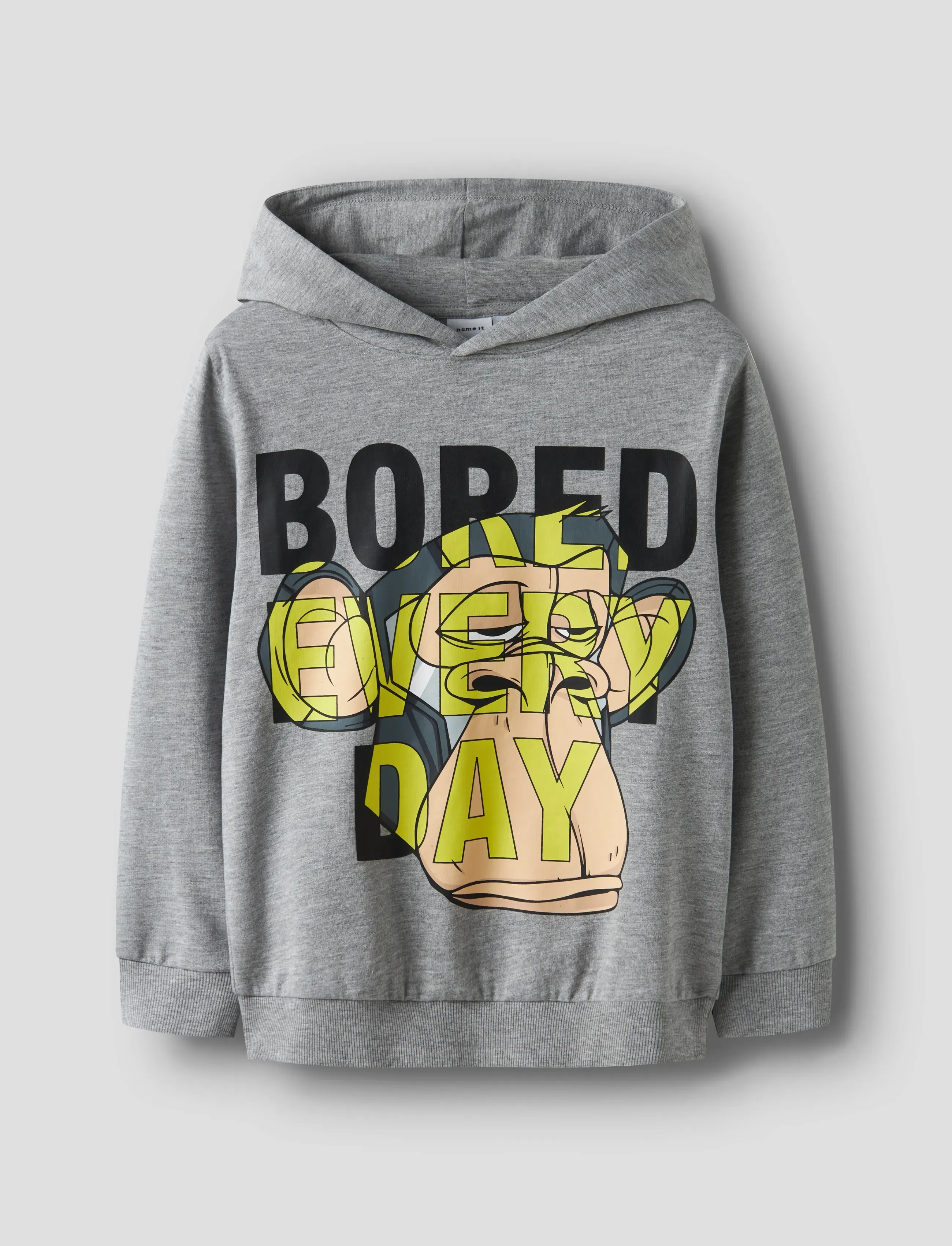 name it NKMDEEP BOD NREG SWEAT WH BRU SKY - Overdele - GREY MELANGE / grey