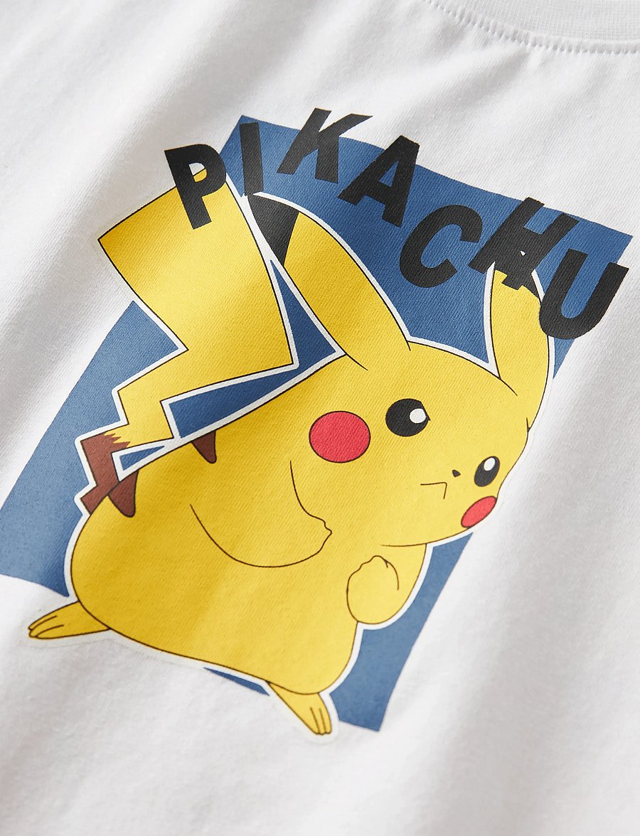 name it - NKMJEB POKEMON SS NREG TOP BOX NOOS SKY - kortærmede t-shirts - bright white - 3