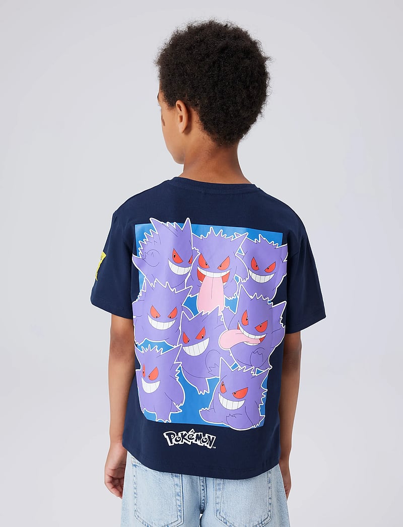 name it - NKMJEB POKEMON SS NREG TOP BOX NOOS SKY - kortærmede t-shirts - navy blazer - 3