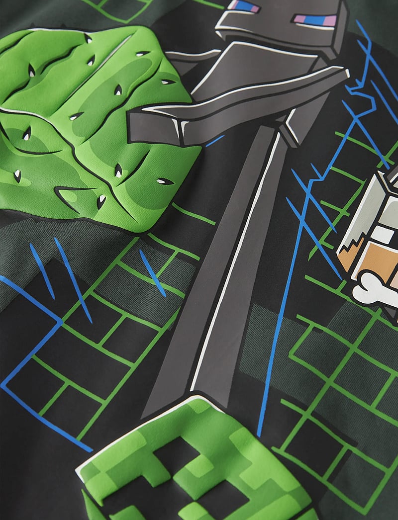 name it - NKMJUKE MINECRAFT SS NREG TOP BOX BFU - kortærmede t-shirts - urban chic - 3