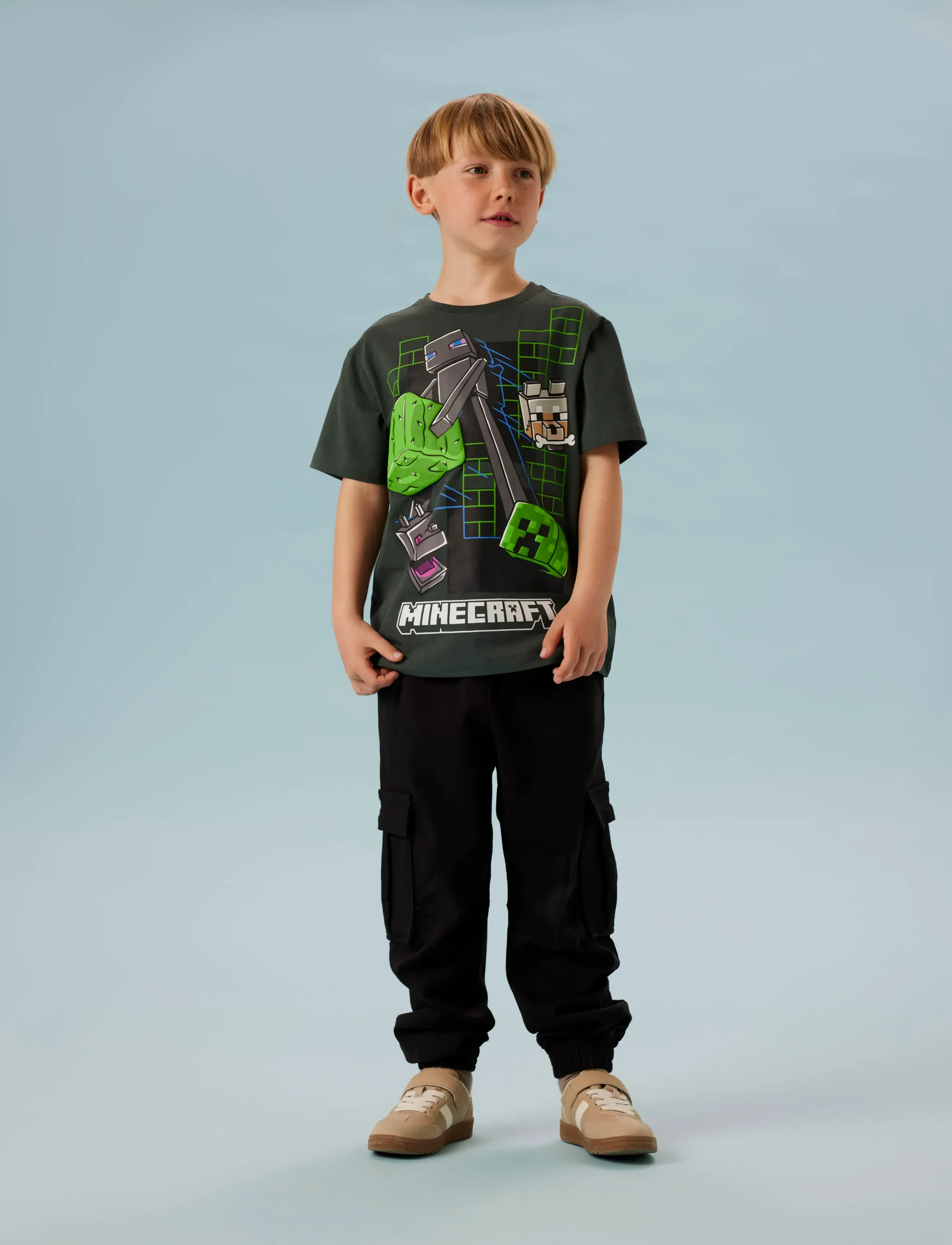 name it - NKMJUKE MINECRAFT SS NREG TOP BOX BFU - t-shirts - urban chic - 4