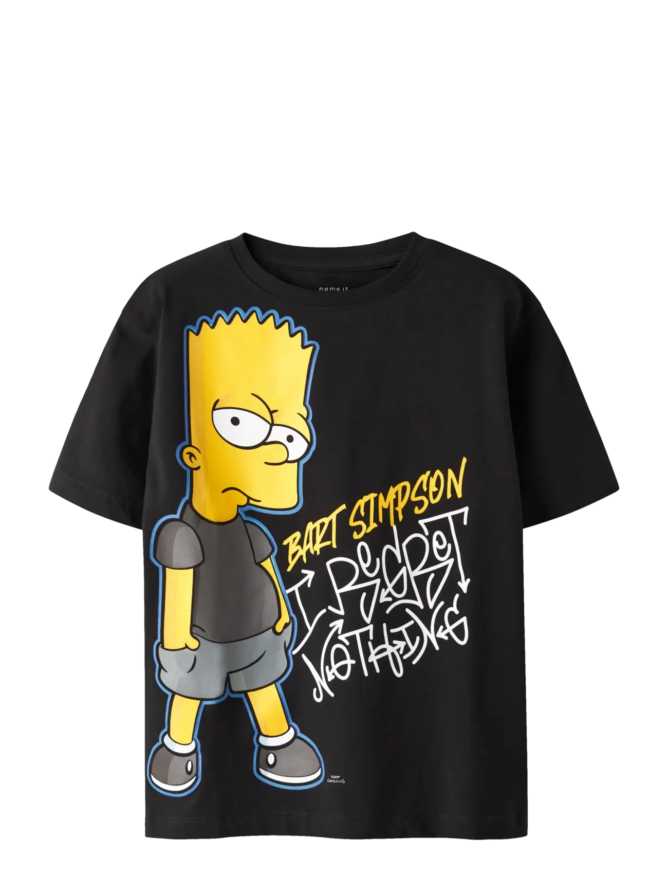 NKMJUDA SIMPSONS NREG SS TOP BOX BFU - BLACK