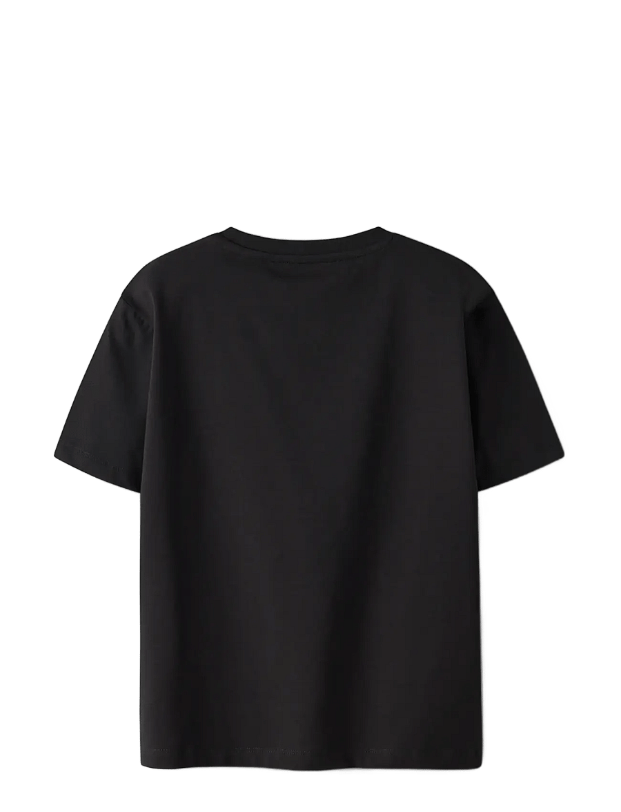 name it - NKMJUDA SIMPSONS NREG SS TOP BOX BFU - kurzärmelige - black - 2
