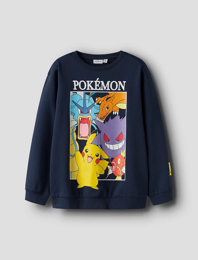 name it - NKMJOBI POKEMON NREG SWEAT BRU BOX SKY - sweatshirts - navy blazer - 0