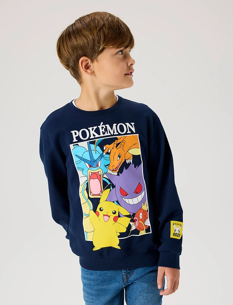 name it - NKMJOBI POKEMON NREG SWEAT BRU BOX SKY - sweatshirts - navy blazer - 5