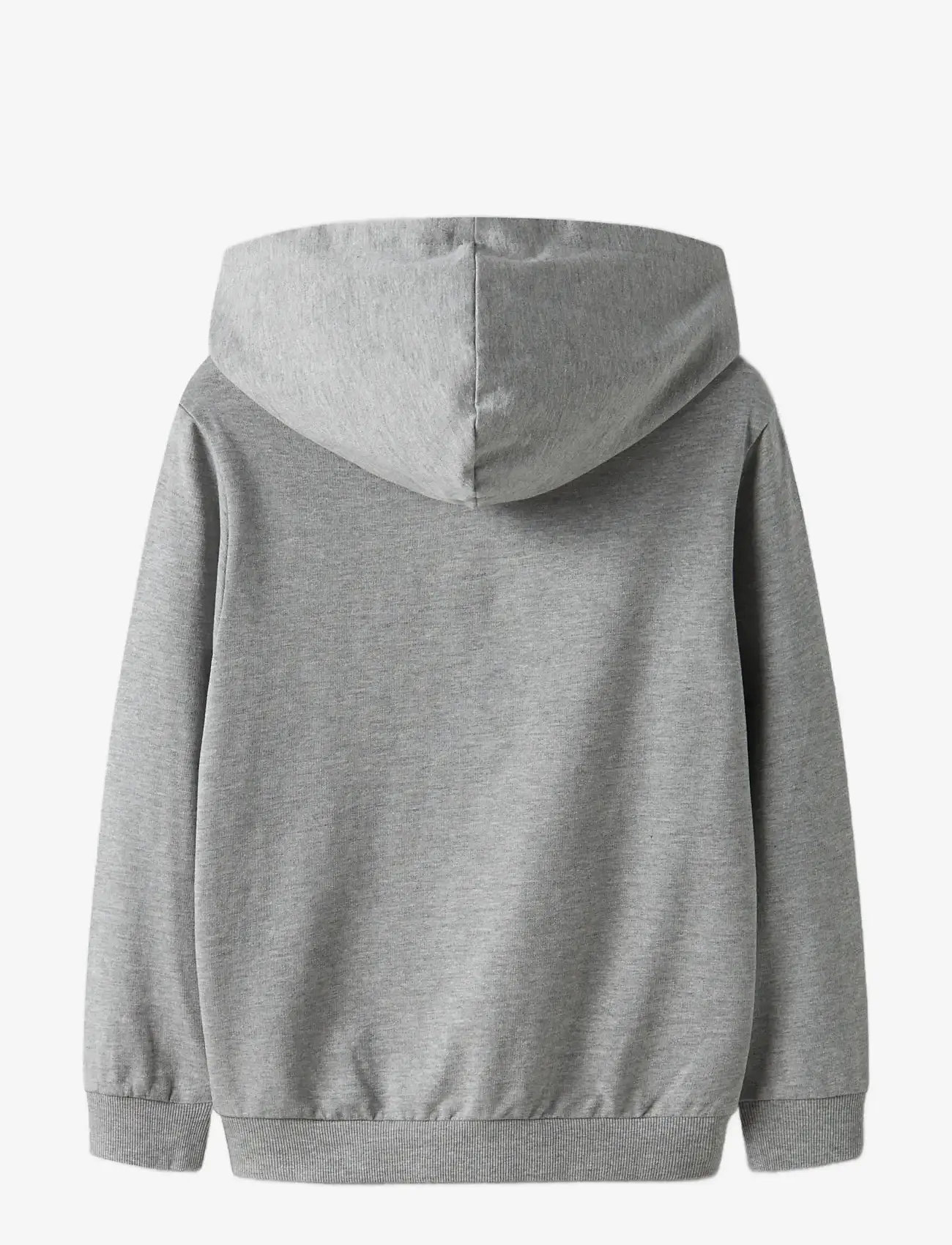 name it - NKMJET MINECRAFT NREG SWEAT WH UNB BFU - hættetrøjer - grey melange - 2