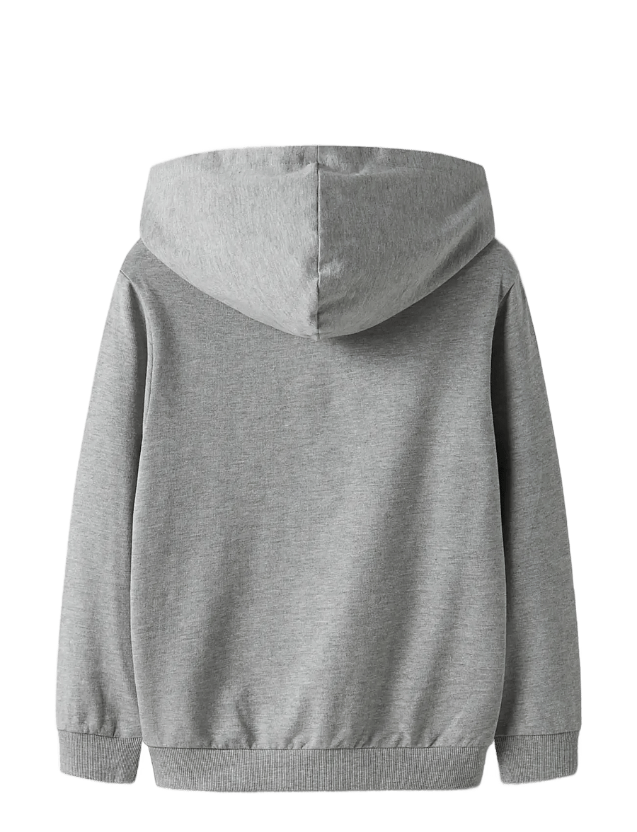 name it - NKMJET MINECRAFT NREG SWEAT WH UNB BFU - kapuzenpullover - grey melange - 2