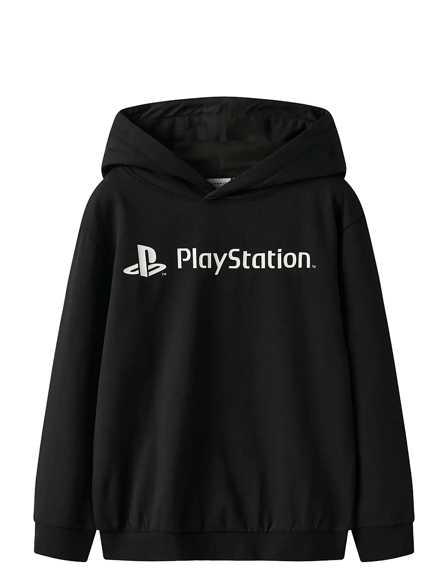 name it - NKMDARIO PS NREG SWEAT WH BRU BFU - dressipluusid - black - 1