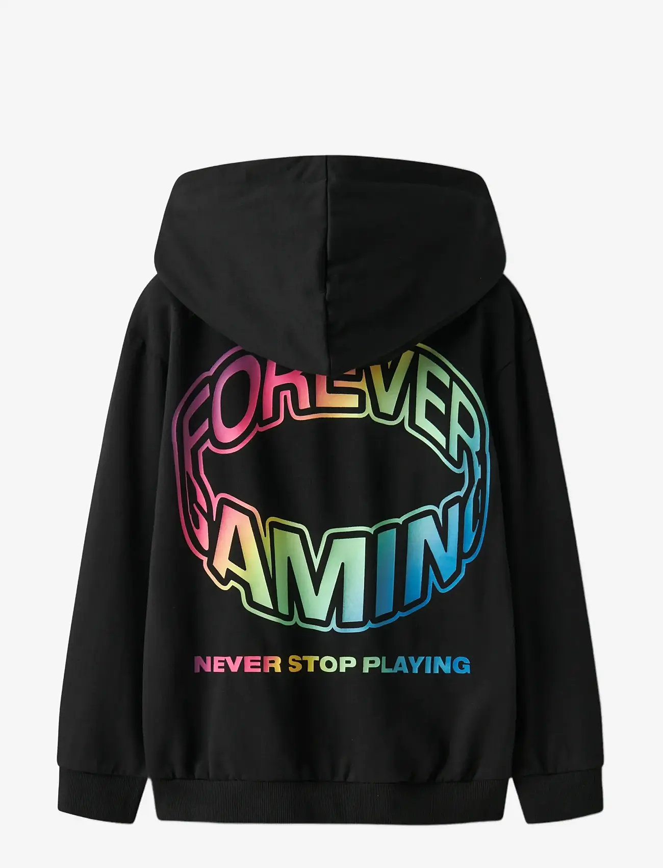 name it - NKMDARIO PS NREG SWEAT WH BRU BFU - sweatshirts - black - 2