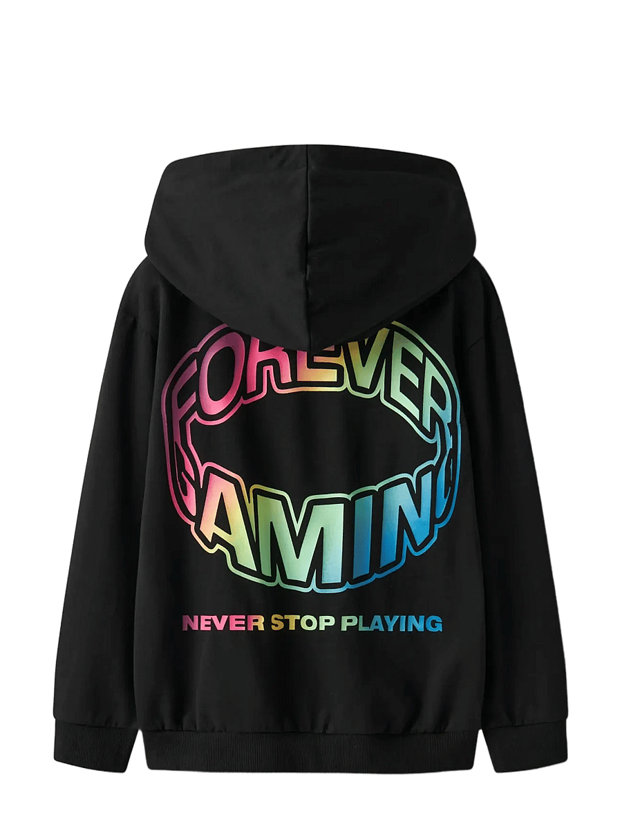 name it - NKMDARIO PS NREG SWEAT WH BRU BFU - sweatshirts - black - 2
