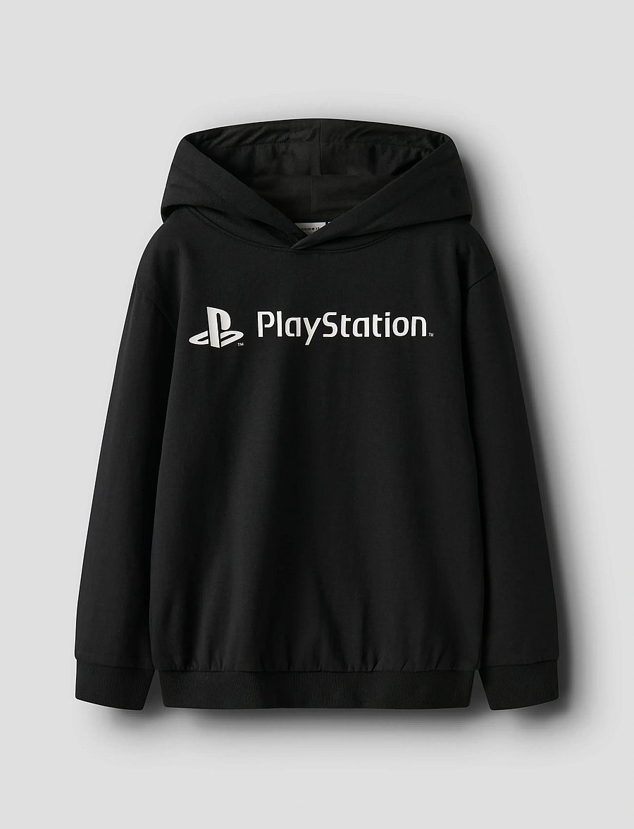 name it - NKMDARIO PS NREG SWEAT WH BRU BFU - sweatshirts - black - 0