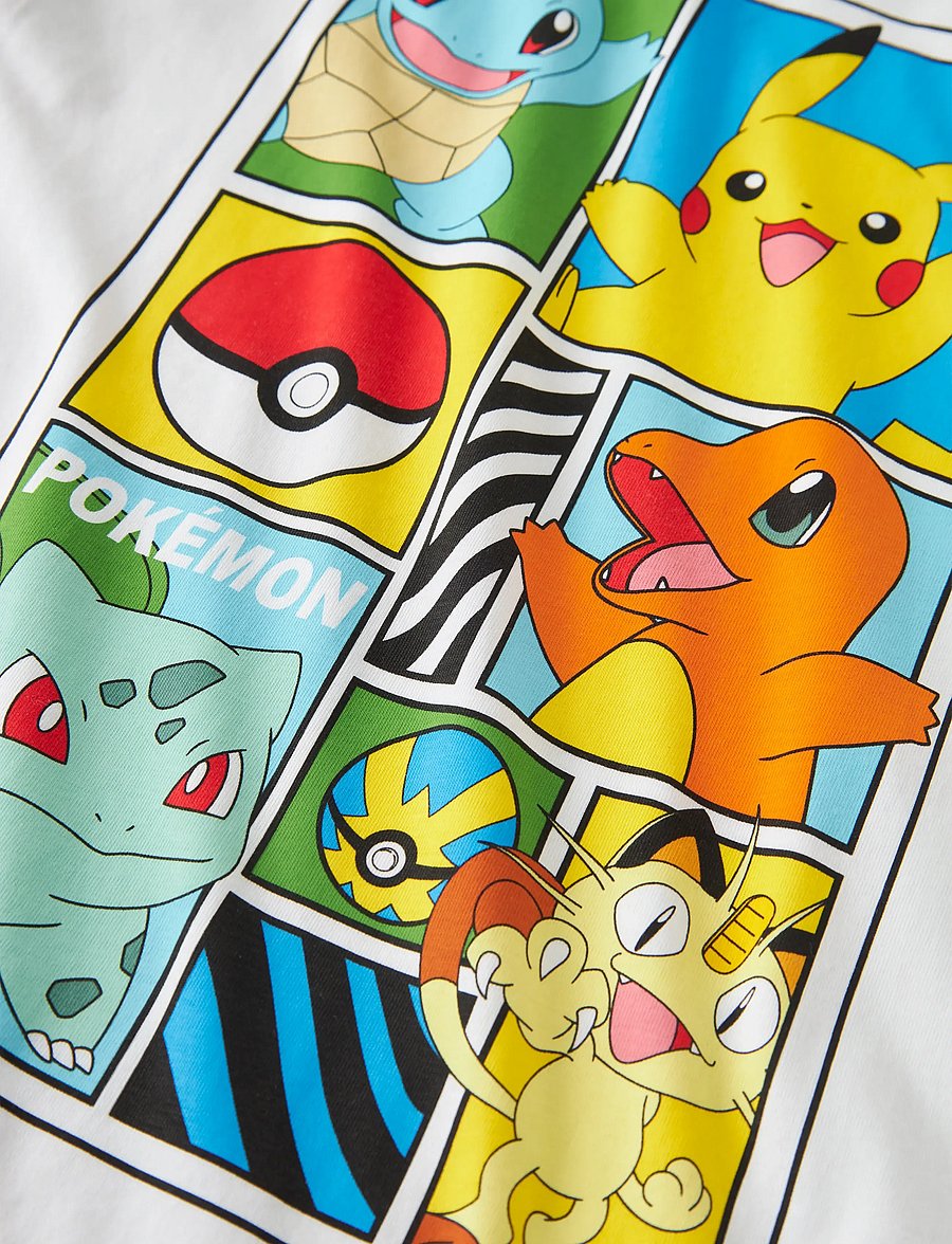 name it - NKMDAMS POKEMON SS NREG TOP BOX NOOS SKY - kurzärmelige - bright white - 3